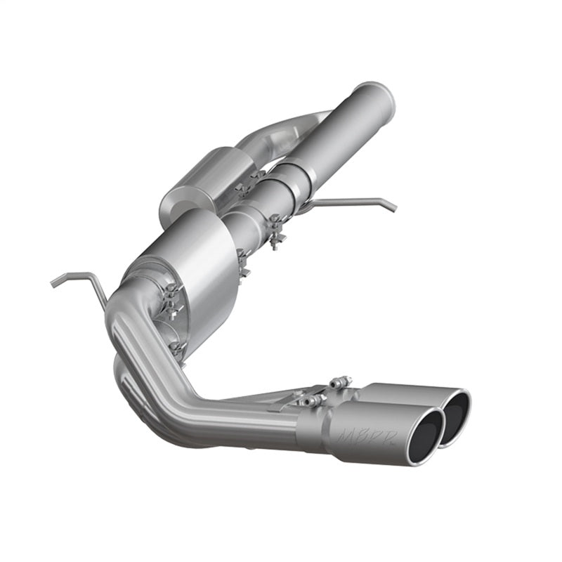 MBRP Armor Pro Series 3-inch Cat Back Exhaust System for Chevy Silverado 1500 and GMC Sierra 1500 - T304 Stainless Steel, Dual Outlet with 4-inch Tips