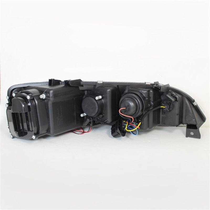 Spyder Mazda 6 2003-2005 Halo LED Projector Headlights with Fog Lights * Smoke Finish