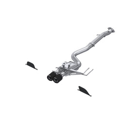 MBRP Armor Pro Series Cat-Back Exhaust System for Toyota GR Corolla 2023-2025 with Carbon Fiber Tips