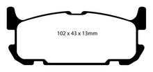 Load image into Gallery viewer, EBC Yellowstuff Rear Brake Pads for 2004-2005 Mazda Miata MX5 * Street and Track Performance