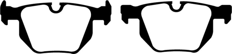 EBC Redstuff Ceramic Low Dust Rear Brake Pads for BMW X5 2006-2009