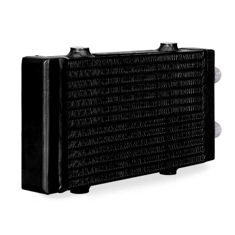 Mishimoto Universal Small Bar and Plate Dual Pass Black Oil Cooler for Ford Mustang