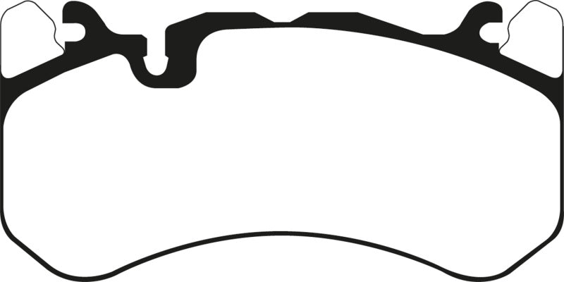 EBC Yellowstuff Front Brake Pads for Audi RS7 2014-2018 - High Friction Street and Track Performance