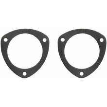 Load image into Gallery viewer, Fel-Pro 2003 Exhaust Collector Gasket – 3.5-inch Diameter, Perforated Steel Core, Triangle Shape (2-Pack)
