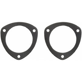 Fel-Pro 2003 Exhaust Collector Gasket – 3.5-inch Diameter, Perforated Steel Core, Triangle Shape (2-Pack)