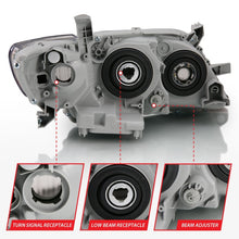 Load image into Gallery viewer, ANZO 2007-2009 Toyota Camry Projector Headlights with Black and Amber Finish – Pair