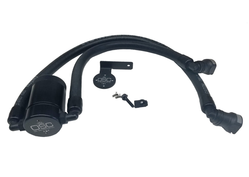 J&L Oil Separator 3.0 Driver Side, Black Anodized for 2011-2017 Ford F-150 5.0L and 6.2L, Part JLT3016D-B