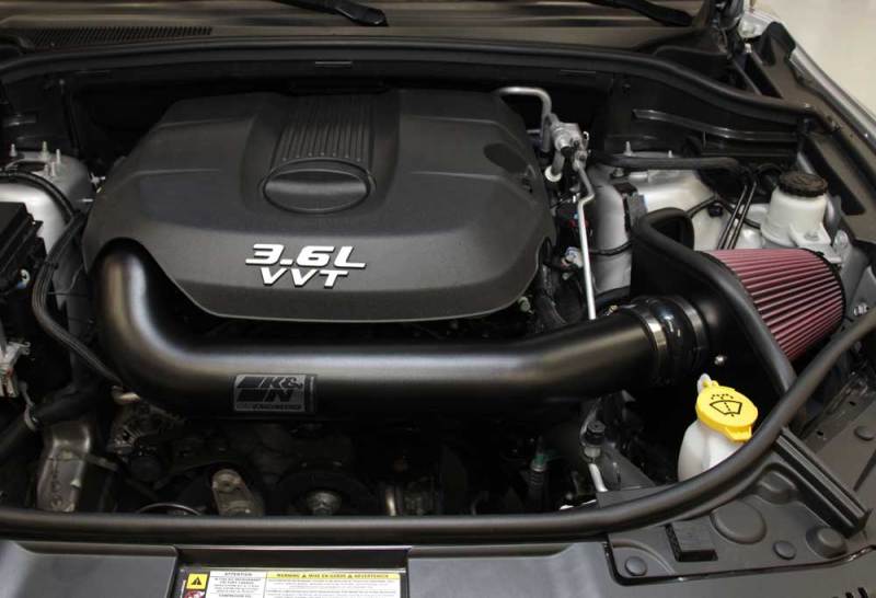 K&N Engineering High Flow Performance Intake Kit for 2011-2014 Jeep Grand Cherokee and 2011 Dodge Durango 3.6L V6