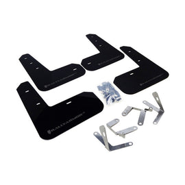 Rally Armor 13-17 Subaru BRZ and Toyota FR-S Black UR Mud Flap with Grey Logo