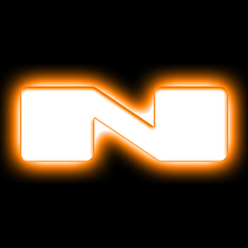 ORACLE Lighting Universal LED Letter Badges – Matte White Finish, Customizable Glow for Vehicles