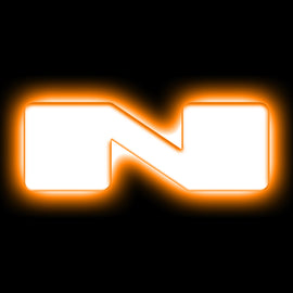 ORACLE Lighting Universal LED Letter Badges – Matte White Finish, Customizable Glow for Vehicles