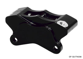 Wilwood GP310 Rear Motorcycle Disc Brake Caliper for Harley-Davidson - Black Finish with 1.25-inch Pistons