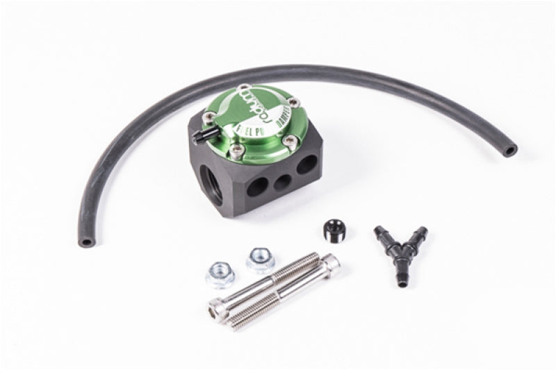 Radium Engineering Fuel Rail In Line Pulse Damper 8AN - Anodized Aluminum Body