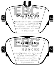 Load image into Gallery viewer, EBC Yellowstuff Rear Brake Pads for Mercedes-Benz CLS and E-Class Models (Part Number: EBCDP42314R)