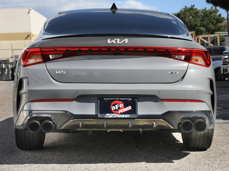 aFe Takeda 21-24 Kia K5 GT L4-2.5L Axle-Back Exhaust System with Carbon Fiber Tips