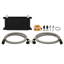 Load image into Gallery viewer, Mishimoto Universal 19-Row Thermostatic Oil Cooler Kit - Black for Ford Mustang