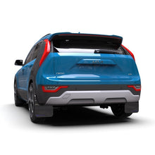Load image into Gallery viewer, Rally Armor UR Mud Flaps for Kia Niro 2023-2024, Black with White Logo – Heavy-Duty Polyurethane Protection