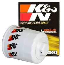 Load image into Gallery viewer, K&amp;N Engineering Part No. KNNHP-1003 Premium Oil Filter for Toyota RAV4, Scion tC, and Toyota Celica