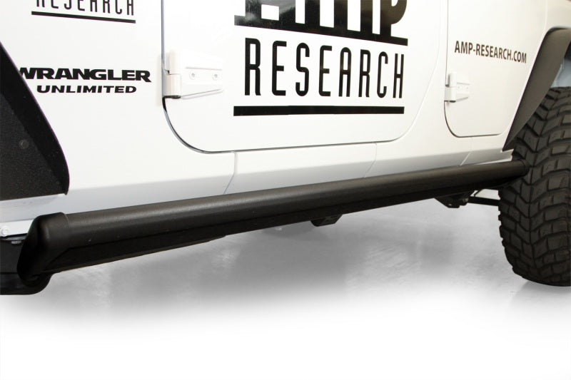 AMP Research PowerStep Automatic Running Board for 2007-2018 Jeep Wrangler JK 4-Door - Black
