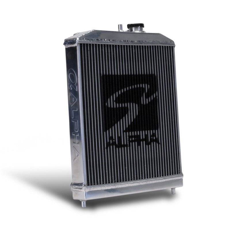 Skunk2 Alpha Series 88-91 Honda Civic/CRX Aluminum Radiator (Half Size, Dual Core)