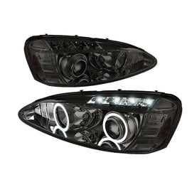 Spyder Pontiac Grand Prix 2004-2008 Halo LED Projector Headlights - Smoke Smoke