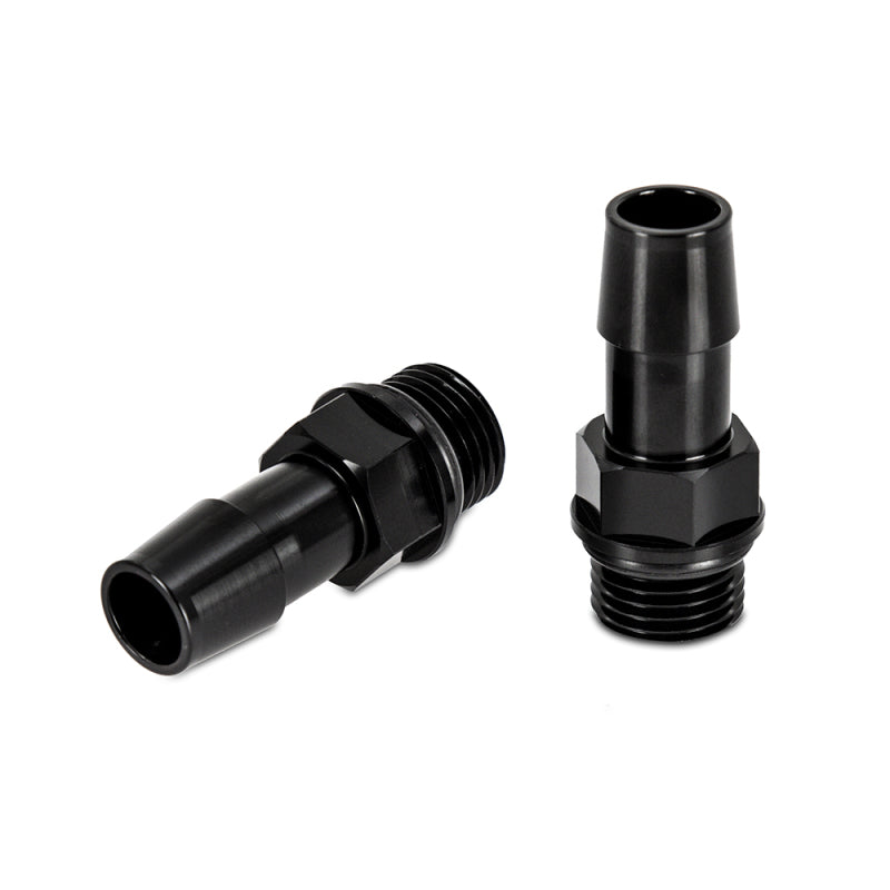 Mishimoto M16x1.5 to 1/2-Inch Hose Barb Aluminum Fittings (Pack of 2)