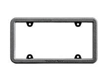 Load image into Gallery viewer, WeatherTech BumpFrame License Plate Frame, Black Satin Textured Finish, Part wet8ALPBF1