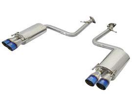 aFe Takeda 16-17 Lexus RC200t & RC300 2-Inch Stainless Steel Axle-Back Exhaust System with Blue Flame Tips