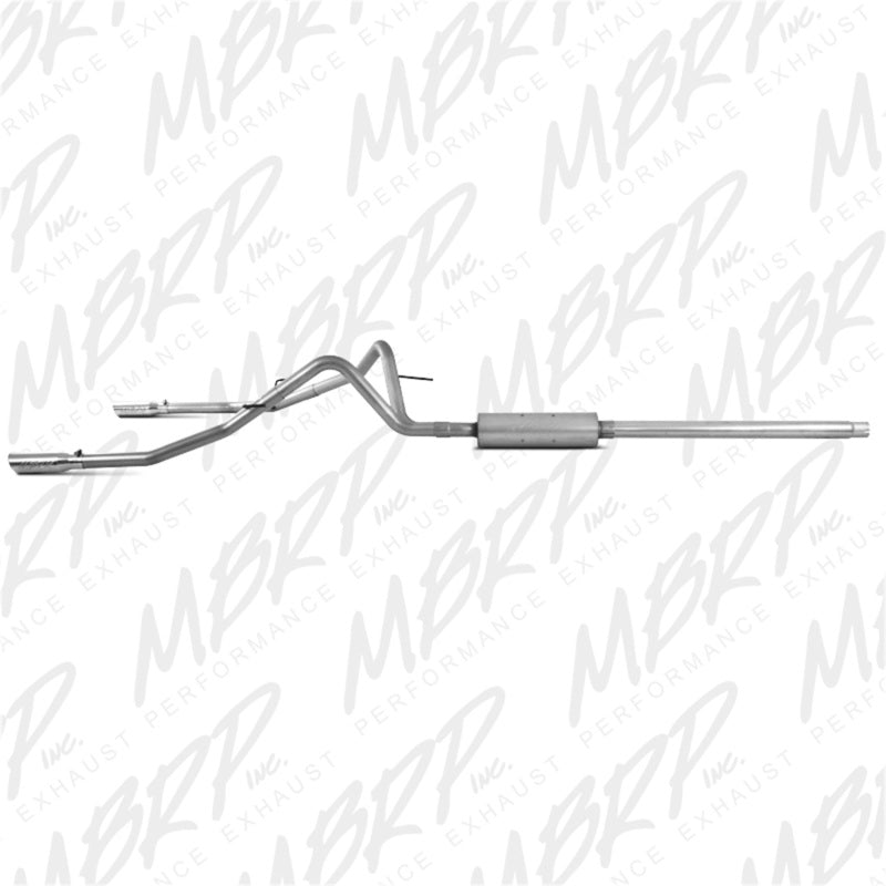 MBRP Armor Lite Series Cat Back Exhaust System for 2004-2008 Ford F-150 with 4.6/5.4L Engines
