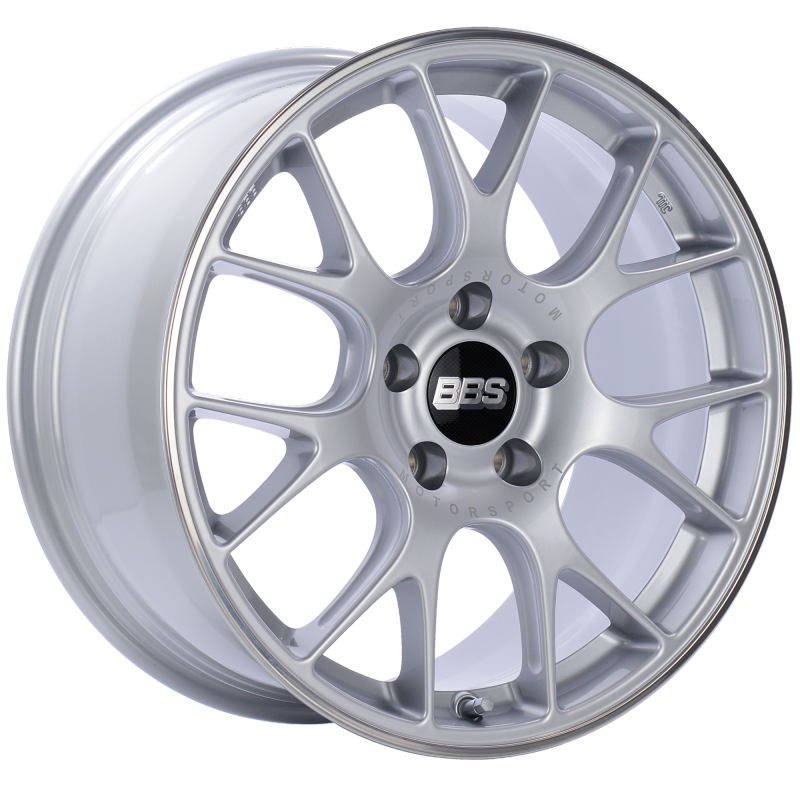 BBS CH-R 18x8.5 Inch Alloy Wheel with 5x112 Bolt Pattern and Brilliant Silver Finish * Part Number BBS CH146SPO