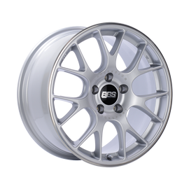 BBS CH-R 18x8.5 Inch Alloy Wheel with 5x112 Bolt Pattern and Brilliant Silver Finish * Part Number BBS CH146SPO