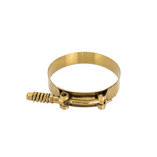 Load image into Gallery viewer, Mishimoto 3-Inch Stainless Steel Constant Tension T-Bolt Clamp, Gold – MMCLAMP-3TGD