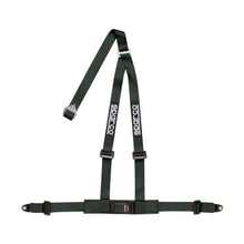 Load image into Gallery viewer, Sparco 2 Inch Black 3-Point Bolt-In Seat Belt Part Number SPA04608BV1NR
