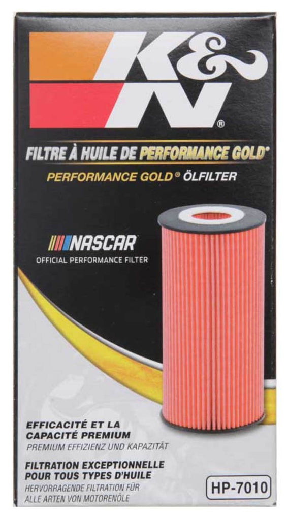 K&N Engineering KNNHP-7010 Cartridge Oil Filter for Volkswagen and Audi 2.5L Engines