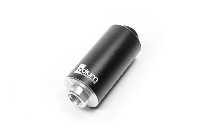 Radium Engineering 10 Micron Stainless Check Valve Fuel Filter with 10AN ORB Ports