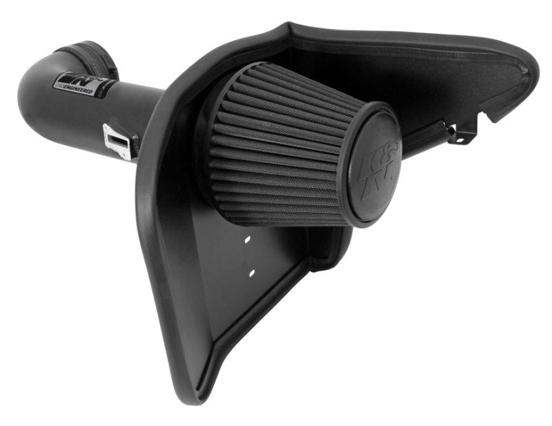 K&N Engineering Blackhawk Induction Cold Air Intake Kit for Chevy Camaro 6.2L V8 (2010-2015)