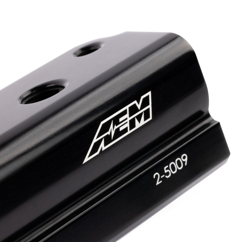 AEM High Volume Fuel Rail for Honda Civic D16Y7 & D16Y8 Engines * Black Anodized Part Number aem25-109BK