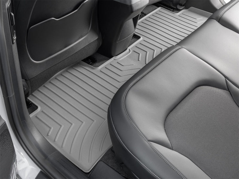 WeatherTech FloorLiner HP Rear Floor Mats for 2022–2024 Kia EV6, Gray, Part Number WET4617232IM