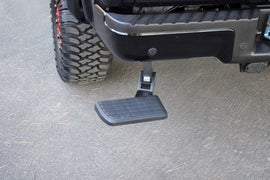 AMP Research BedStep Retractable Rear Bumper Access Step for 2006-2014 Ford F-150, Black