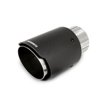 Load image into Gallery viewer, Mishimoto Carbon Fiber Muffler Tip 3-inch Inlet, 4-inch Outlet, Polished Finish