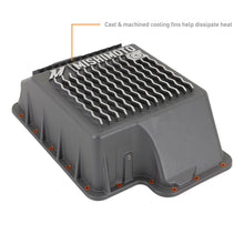 Load image into Gallery viewer, Mishimoto Aluminum Transmission Pan for 1989-2010 Ford Powerstroke 7.3L, 6.0L, 6.4L - Cast Aluminum, Gunmetal Gray