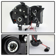 Load image into Gallery viewer, Spyder Jeep Grand Cherokee 2005-2007 Projector Headlights with LED Halo and Black Smoke Finish