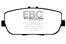 Load image into Gallery viewer, EBC Redstuff Ceramic Low Dust Rear Brake Pads for Mazda MX-5 Miata (2007-2011) - Part Number EBCDP31775C