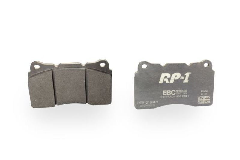 EBC Racing RP-1 Front Race Brake Pads for 2005-2013 Mitsubishi Lancer and Ford Mustang - Part Number ebcDP81210RP1