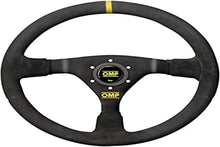 Load image into Gallery viewer, OMP WRC Mid-Depth 350mm Dished Steering Wheel in Black Suede - Part Number OMPOD0-1979-071