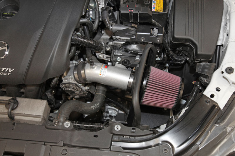 K&N 69 Series Typhoon Performance Cold Air Intake Kit for 2014-2015 Mazda 6 2.5L - Part Number KN69-6032TS