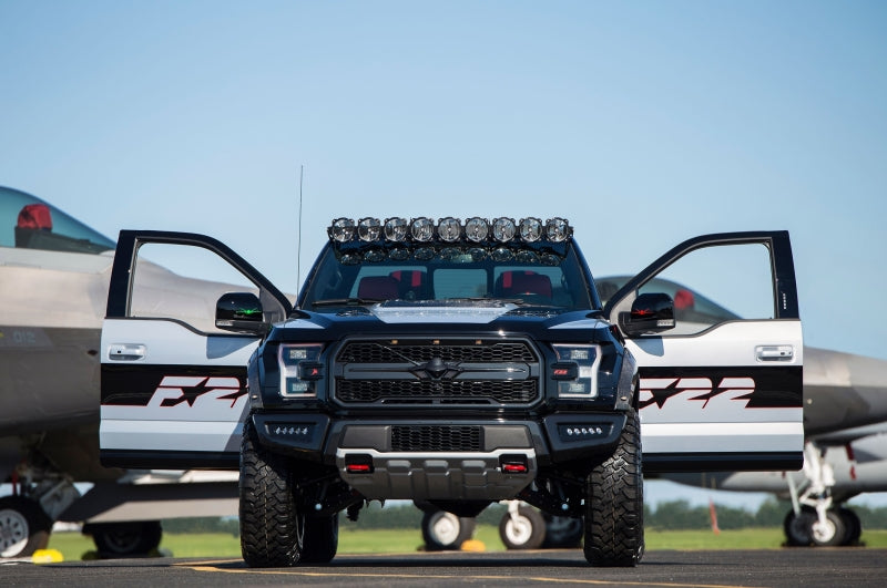 KC HiLiTES 17-18 Ford Raptor Pro6 Gravity LED 9-Light 57-Inch Overhead Light Bar System