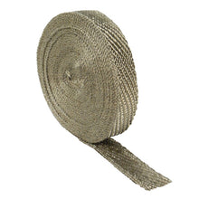 Load image into Gallery viewer, DEI Titanium Exhaust Wrap 1 inch x 50 ft with LR Technology – High-Performance Thermal Insulation for Automotive and Motorcycle Applications