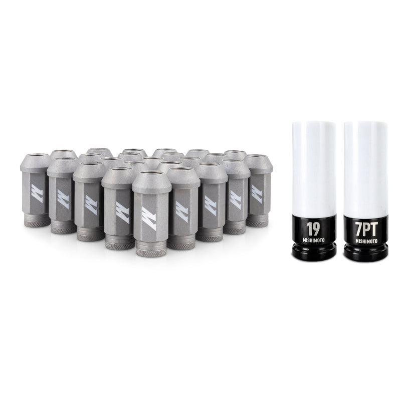 Mishimoto Steel Locking Lug Nuts M14x1.5 24-Piece Set, Silver – MMLG-M14-24LSL