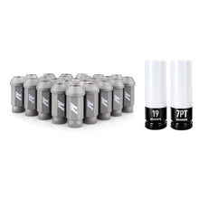 Load image into Gallery viewer, Mishimoto Steel Locking Lug Nuts M14x1.5 24-Piece Set, Silver – MMLG-M14-24LSL